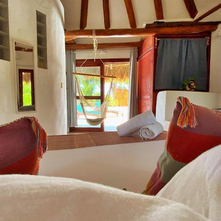 Villa Casa Cacahuate Holbox-Casa Entera Con Jardin-Whole House With Garden Exterior foto